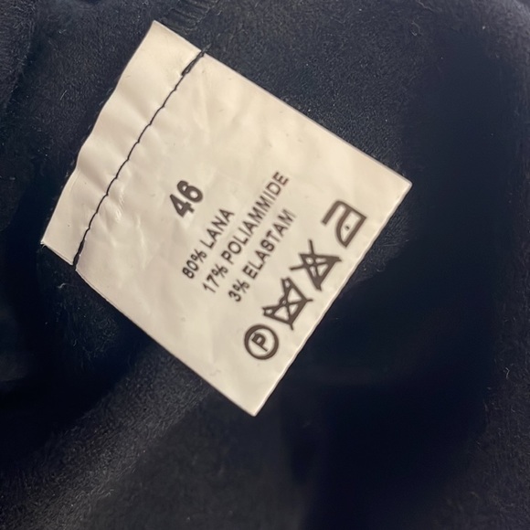 Carla C. Black Stretch Wool Sheath Dress from Italy - Picture 12 of 13